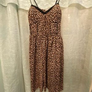 NEW Xhilaration Leopard Mini Sundress